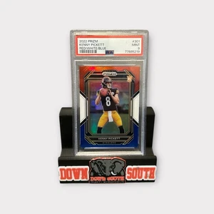 Panini Prizm 2022 - Rookies Kenny Pickett #301 rojo blanco y azul Prizm (RC) PSA 9 - Imagen 1 de 2