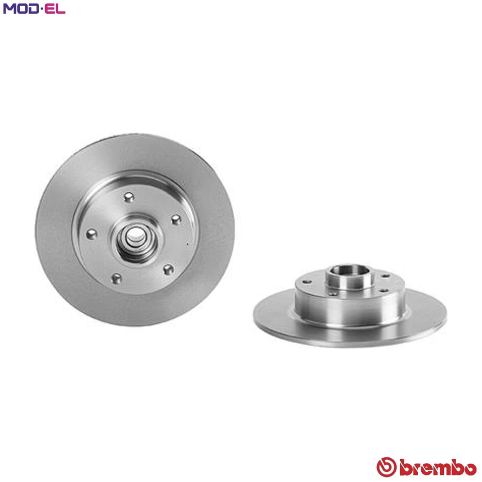 2x BRAKE DISC 08.B369.27 FOR RENAULT K9K 826 1.5L H4M 729 1.6L 4cyl FLUENCE - Image 1 of 4