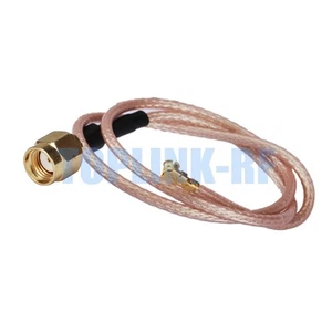 5/10x IPX / U.FL to RP-SMA Male (Female Pin) RF Pigtail Cable RG178 Mini-PCI UFL - Photo 1/4