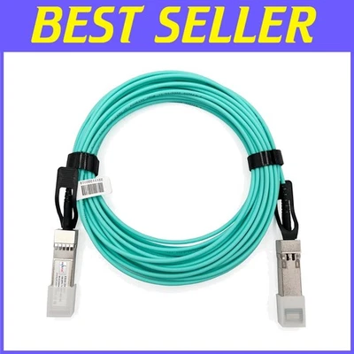 10Gbps 65.6ft Fiber Optic Cable OM3 SFP+ to SFP+ AOC - Universal Compatibility - Image 1 of 4