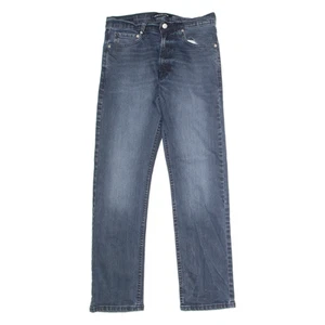 CALVIN KLEIN JEANS Mens Jeans Blue Regular Straight Stone Wash W30 L30 - Picture 1 of 6
