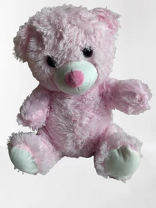Oso de peluche rosa suave y esponjoso 11" - Imagen 1 de 6