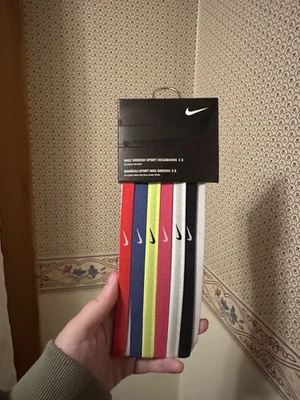 Paquete de 6 diademas Nike estampadas surtidas Foto 1 de 2