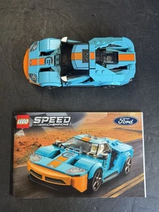 LEGO SPEED CHAMPIONS  FORD GT HERITAGE With Manual - Picture 1 of 9