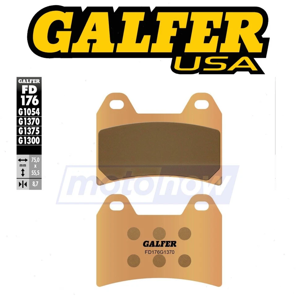 Galfer Brakes Front HH Sintered Brake Pads for 2000-2002 Ducati Monster 750 nh - Image 1 of 4