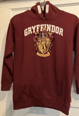 Sudadera Gryffindor Juvenil 11-13 Harry Potter Rojo y Dorado Sudadera con Capucha León y Corona Foto 1 de 4