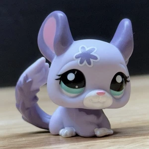 Auténtica figura de chinchilla lavanda púrpura LPS Littlest Pet Shop #2135 - Imagen 1 de 5