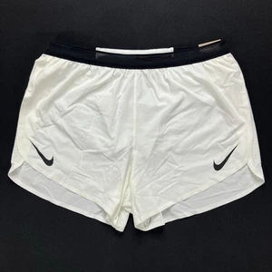 Nike AeroSwift Uomo Dri-FIT ADV 4" Pantaloncini da Corsa Foderati Slip Bianco Taglia Media - Foto 1 di 18