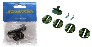 Scalextric 4 Nuevo Paquete de Cuchillas Guía Fácil Ajuste para Coches Ranura 1:32 C8312 - Imagen 1 de 4