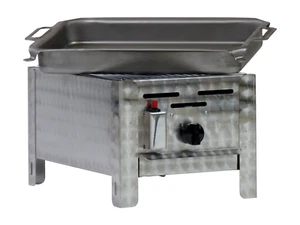 Gasgrill für Propangas mit Grillset und V2A Pfanne  nach LFGB § 31 geprüft - Bild 1 von 2