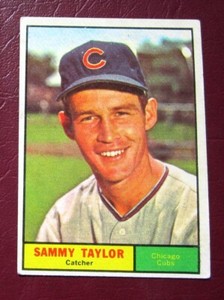 1961 Topps Sammy Taylor (Chicago Cubs) #253 EX