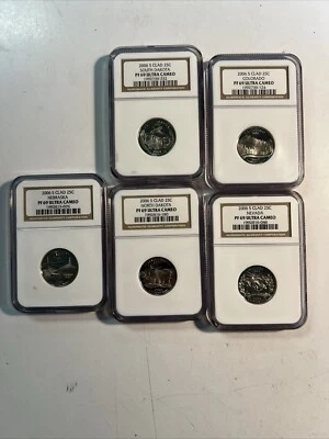 2006 -S Clad 10 piece Proof Set Proof 69 Ultra Cameo - Image 1 of 4