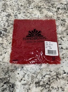 8/0 Cuentas Redondas TOHO Transparentes Siam Ruby TR-08-5B 250 g (,25 kilos) - Imagen 1 de 3