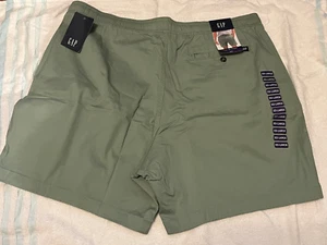 GAP Pull On Shorts Green Bay, 2 tasche con coulisse, uomo XXLarge - Nuovo con etichette - SPEDIZIONE GRATUITA - Foto 1 di 5