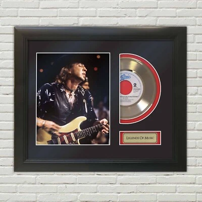 Stevie Ray Vaughan Legends of Music Gold Record Display - Image 1 of 4