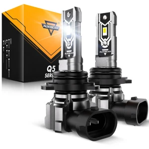 2x AUXBEAM 9006 LED White Fog Light Bulbs Fanless for Lexus IS250 2005 2006-2010 - Picture 1 of 12