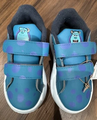Adidas Monsters Inc Sully Baby Boy Toddler 9T Blue Purple Sneaker Shoes - Image 1 of 4