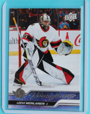 2023-24 Upper Deck Young Guns Rookie Card Leevi Merilainen #247 Ottawa Senators