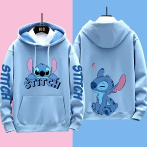 Erwachsene Disney Lilo Stitch Hoodie Pullover für Jungen Mädchen Herren Frauen - Picture 1 of 8