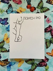 Humorous Butt Scratch Pad, 25 Sheets, 5 1/2”x4 1/4”, Great As Gifts Or Gag Gifts - Picture 1 of 3