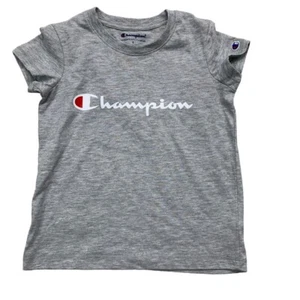 Champion Little Girls Classic Script Graphic T-shirt Size 5 - Picture 1 of 6