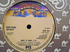 RARE GEMS ODYSSEY " WHAT IS FUNK " Or. UK CASABLANCA EX+ COND.IN Or.SL.