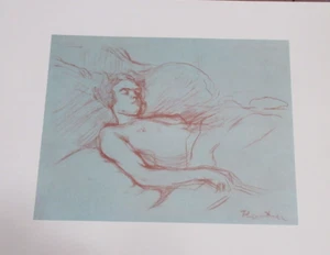TOULOUSE-LAUTREC WOMAN SLEEPING Print Shorewood Publishers Penn Prints 18" x 14" - Picture 1 of 7