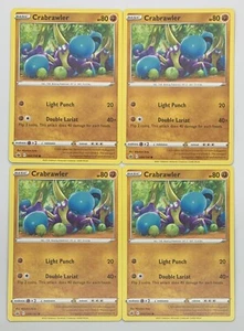 POKEMON TCG Chilling Reign CRABRAWLER x4 4x Juego Común #084/198 Paquete ¡Fresco! - Imagen 1 de 1
