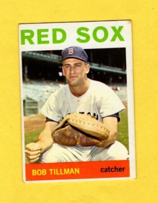 1964 Topps Bob Tillman #112 Boston Red Sox VERY GOOD- FREE SHIPPING - Image 1 of 3