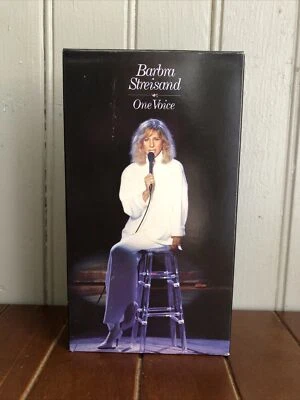 Barbara Streisand - One Voice - Live Concert (VHS, 1987) Hi-Fi Vintage Recording Foto 1 de 4