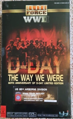 BBI - Major Daniel McIvoy US 82ª Div Aerotransportada Dia D The Way We Were com Livro 1:6 - Imagem 1 de 4
