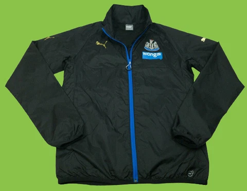 ** PUMA Newcastle United WINDPROOF TRAINING TRACK JACKET ZIP SIZE M MINT Cover