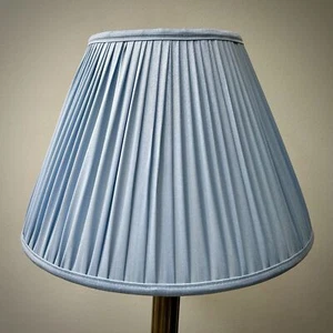 Light Blue Pleated Lampshades Ceiling Lights Table Lamp shades Floor Lampshades. - Picture 1 of 6