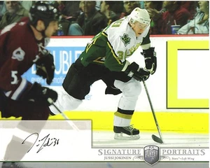 2006-07 BAP PORTRAITS - JUSSI JOKINEN 8 X 10 AUTOGRAPHED PHOTO - Picture 1 of 1