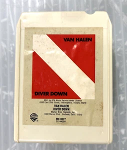 Van Halen 8 Track Tape Diver Down 1982 Van Halen Eight Track Tape Diver Down - Picture 1 of 14