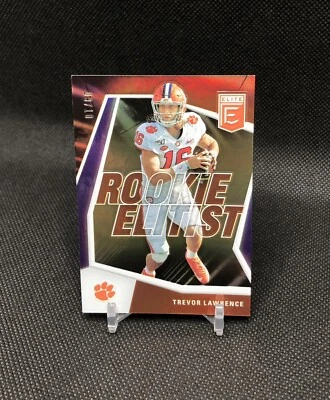 2021 Donruss Elite Trevor Lawrence /10 ROOKIE ELITIST ORANGE COLOR MATCH SSP RC! - Image 1 of 4