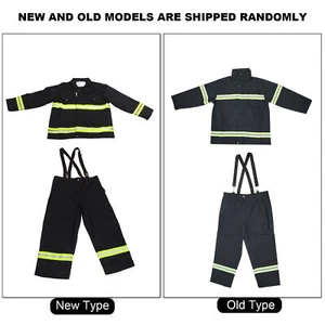 Fire Resistant Clothes Fireman Protective Clothing Coat Trousers Fireproof C Fit - Picture 1 of 21