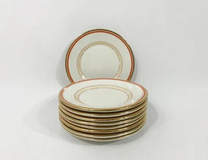 9x Royal Copenhagen The Spanish Pattern 414 Bread Cake Plates 16 cm - Picture 1 of 21