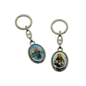 Llavero San Cristobal Y San François De - Imagen 1 de 1