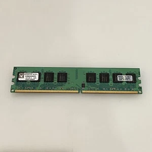 KINGSTON 1GB DDR2-800Mhz PC2-6400U P/N: KVR800D2N6K2/2G NON ECC DESKTOP RAM - Picture 1 of 4