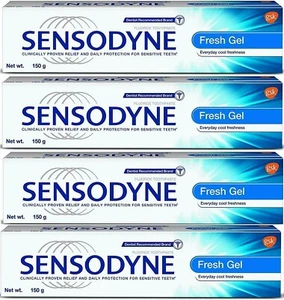 4 x 150g Sensodyne fresh gel ToothPaste Tooth Paste Dental - Picture 1 of 1