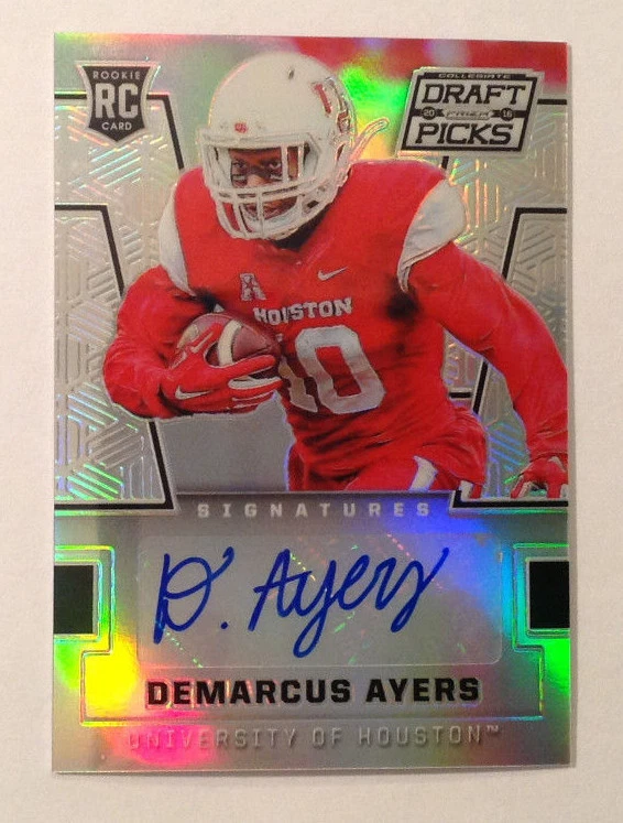 2016 Panini Prizm Draft DEMARCUS AYERS RC AUTO #296 Houston/Steelers #296 - Image 1 of 1