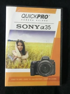 Sony A35 Instructional DVD by QuickPro Camera Guides - Picture 1 of 2