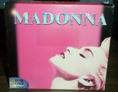 MADONNA 3 FOR 1 ORIGINAL AUSTRALIA ALBUMS CD BOX SET LIKE A VIRGIN TRUE BLUE  - Image 1 of 4