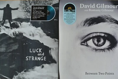 DAVID GILMOUR Luck And Strange LP Ltd Sea Blue + Between Two Points LP Ltd RSD - Image 1 of 3