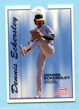 1993 Kraft Singles Superstars # 6 Dennis Eckersley  Box 736