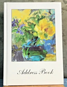 Unused THE MOUTH & FOOT PAINTING ARTISTS illustrated Address Book Clean Excell - Picture 1 of 9