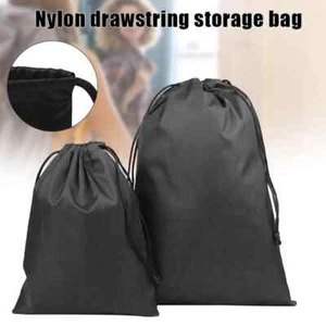 Nylon Waterproof Drawstring Storage Pouch Multi-Functional Bag Durable Shoes Bag - Picture 1 of 45