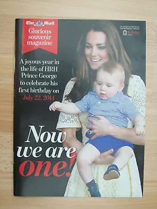 Prince George "Now We Are One" Mail on Sunday Souvenir Magazine - Picture 1 of 1