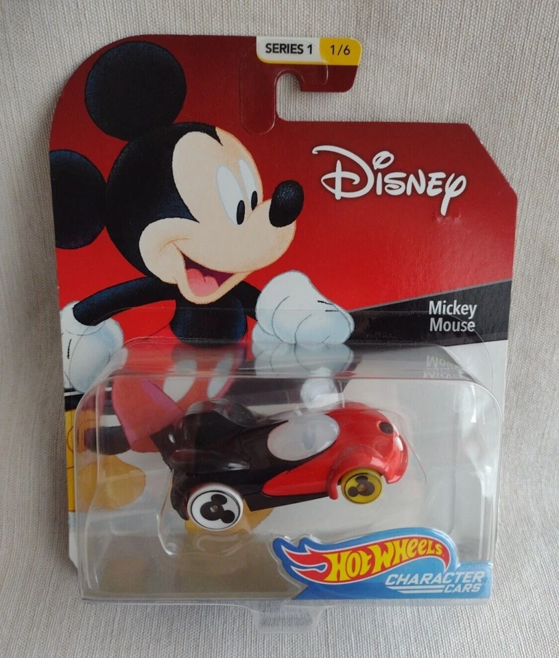 2018 Hot Wheels Disney Character Cars Mickey Mouse Series 1